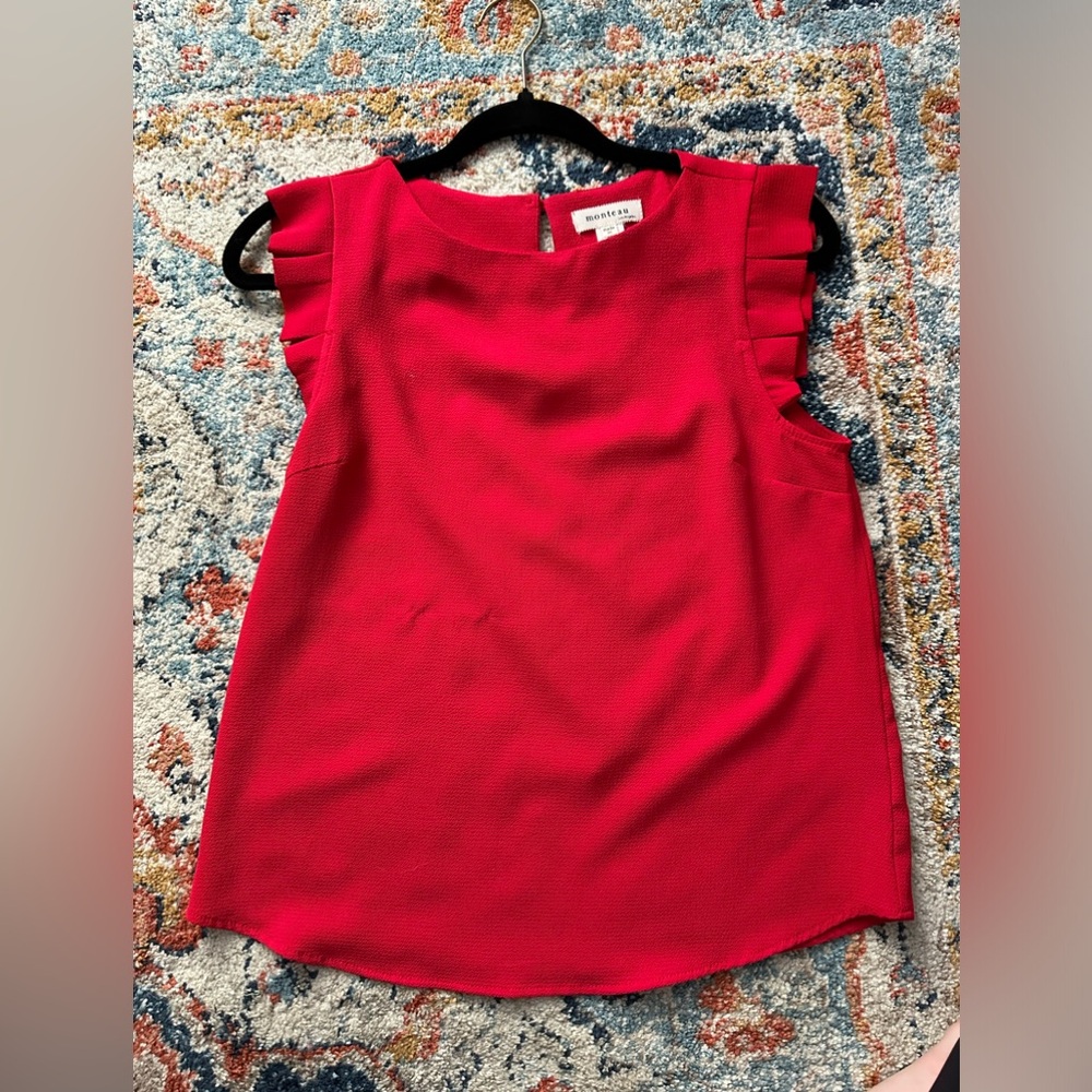 Red dress shirt
